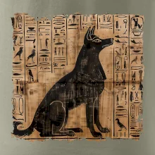 Egyptské hieroglyfy pes