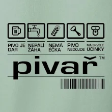Čárový kód pivař Čárový kód pivař