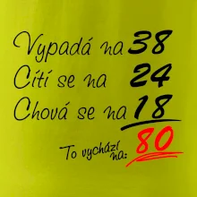 Vypadá, cítí se, chová se - 80 let
