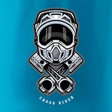 Cross rider písty helma