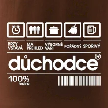 Čárový kód důchodce