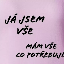 Nápis Já jsem vše!
