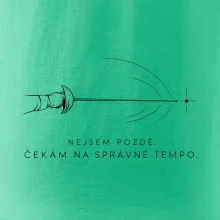 Nejsem pozdě. čekám na správné tempo.