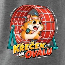 Běžecký křeček na oválu