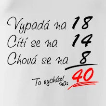 Vypadá, cítí se, chová se - 40 let Vypadá, cítí se, chová se - 40 let