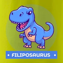 Dinosauří jména - modrý dinosaurus