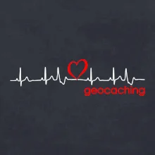 Moje srdce bije pro Geocaching -text