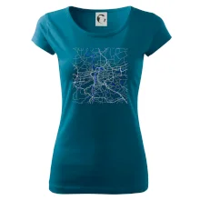 Praha - Mapa s vodními toky Praha - Mapa s vodními toky