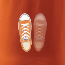 Párové boty - oranžové