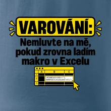 Varování nerušit při makru v excelu