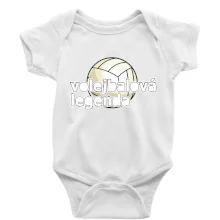 Volejbalová legenda - bílé písmo