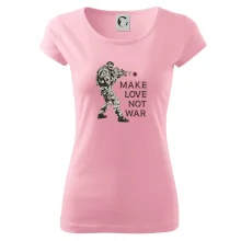 Růže ve zbrani, make love not war