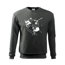 Lyžovaní - kresleny obrázek