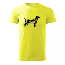 Labrador nápis v těle