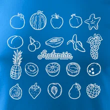 Frutarián ovoce ve čtverci