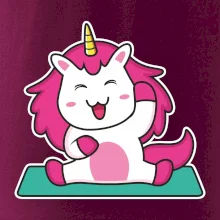 Yoga veselý jednorožec