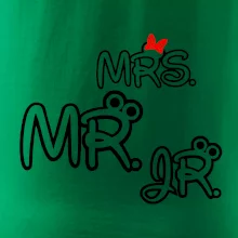 Mr, Mrs a Jr rodinná trička