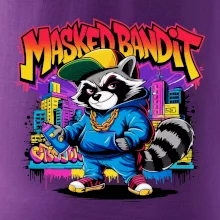 Mýval - masked bandit grafitti