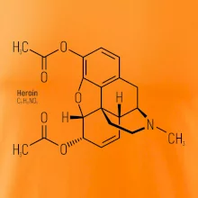 Molekulární struktura Heroin