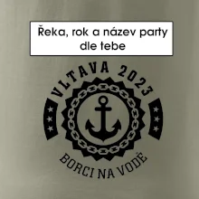 Na vodu - kotva (vlastní nápis)