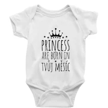 Princesses are born in (vlastní nápis měsíc narození)