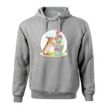 Velikonoční zajíček tulipány