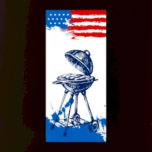 USA BBQ draw grill