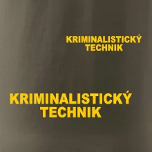 Kriminalistický technik Kriminalistický technik