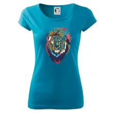 Hlava lva kreslená jednoduchá