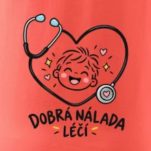 Dobrá nálada léčí - dětská tvář v srdci