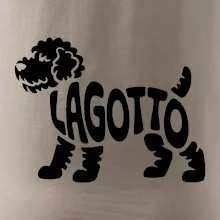 Lagotto nápis v těle