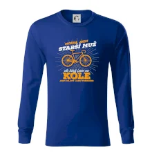 Starší muž - cyklista silniční kolo