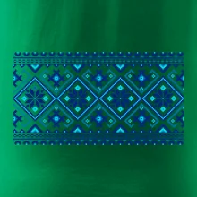 Ukrajinský vzor - modrý