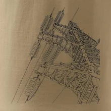 Nákres stožáru vysokého napětí