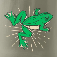 Žába zelená kreslená