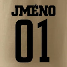 Florbalový  dres - vlastní jméno a číslo