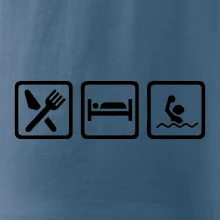 Eat sleep vodní pólo v řadě