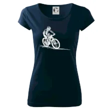 MTB kreslený cyklista