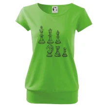 Šachové figurky kreslené