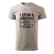 I speak 4 language - Petanque