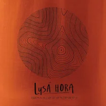 Lysá hora - vrstevnice v kruhu