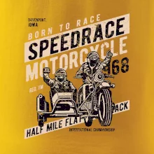 Speedrace motrcycle half mile