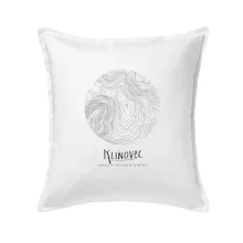 Klínovec - vrstevnice v kruhu