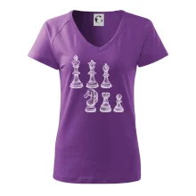 Šachové figurky kreslené