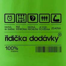 Čárový kód - řidička dodávky