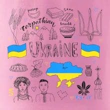 Ukrajina folklor - kreslené obrázky