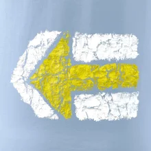 Párová turistická značka žlutá