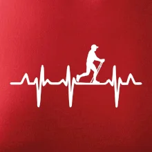 EKG nordic walking muž