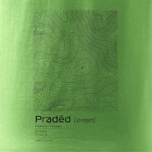 Praděd - vrstevnice v obdélníku