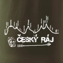 Profil kopce - Český ráj